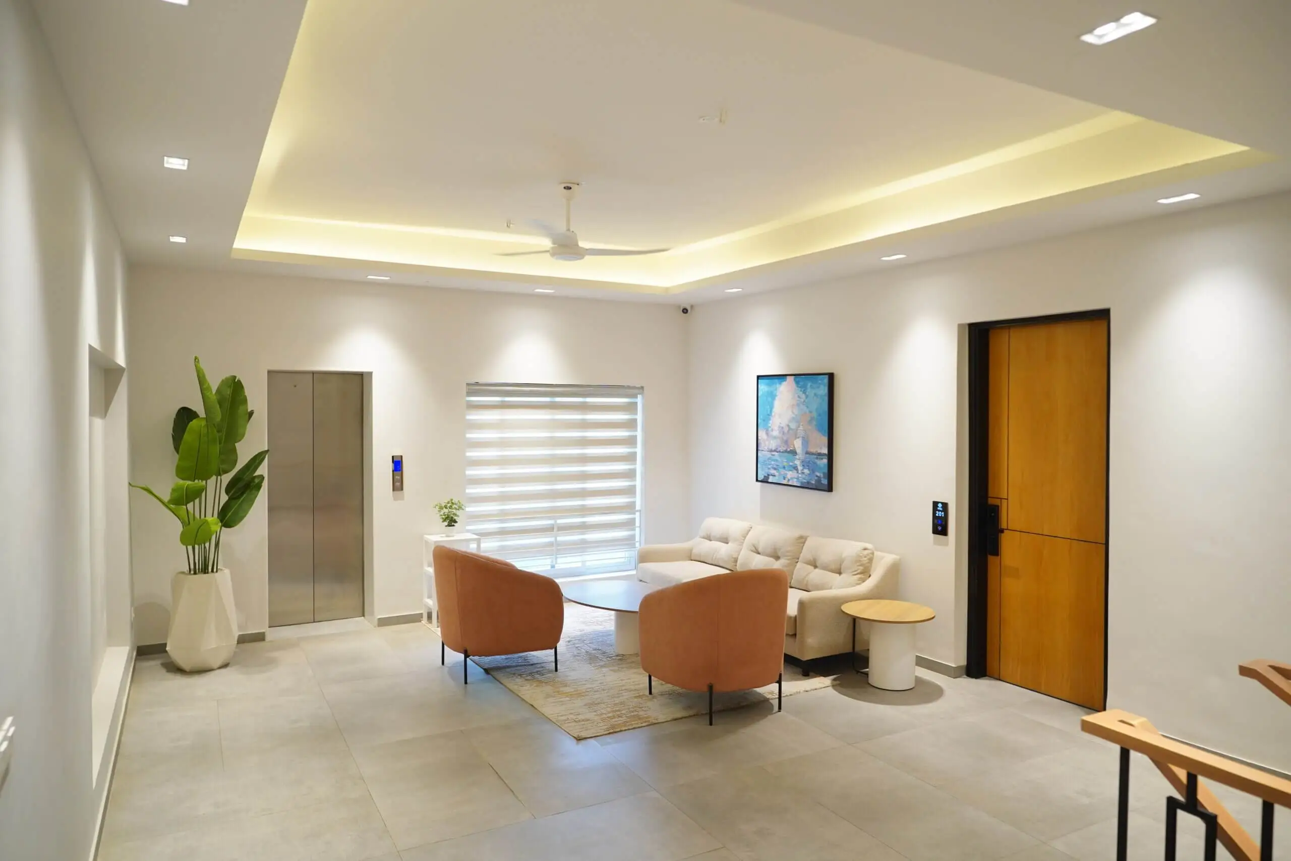 Lounge at Central Residence, Karachi